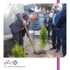 کاشت نهال توسط معاون اجرایی و اعضای هیئت مدیره بیمه آرمان بمناسبت روز درختکاری